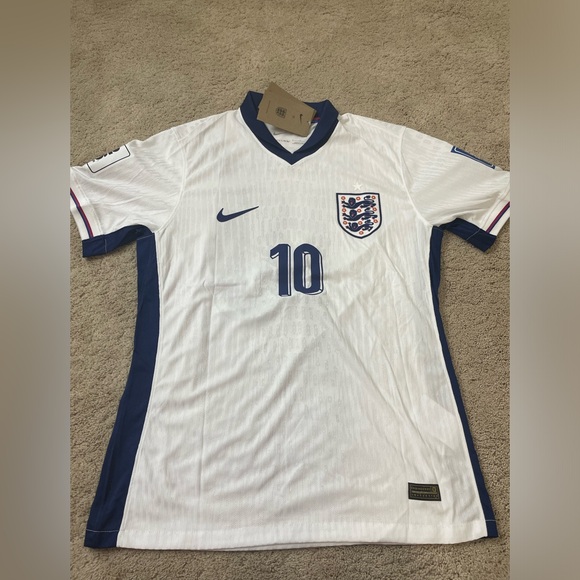 #JUDE BELLINGHAM 10 England EURO 2024 Home size L - Picture 1 of 5